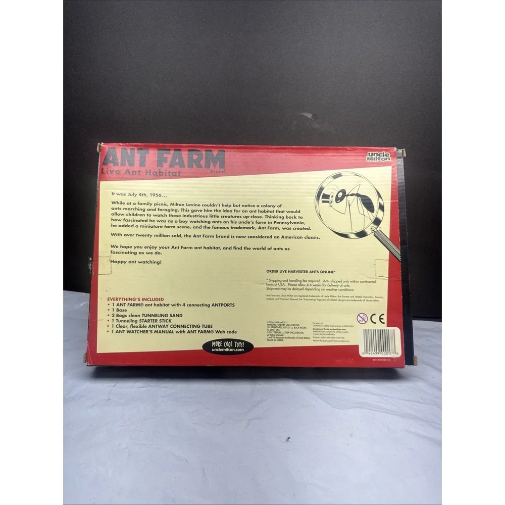 Uncle Milton's Ant Farm -  New in original‎ box. Great For Kids To Learn